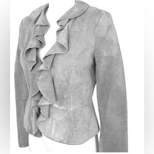 White House Black Market Suede Jacket